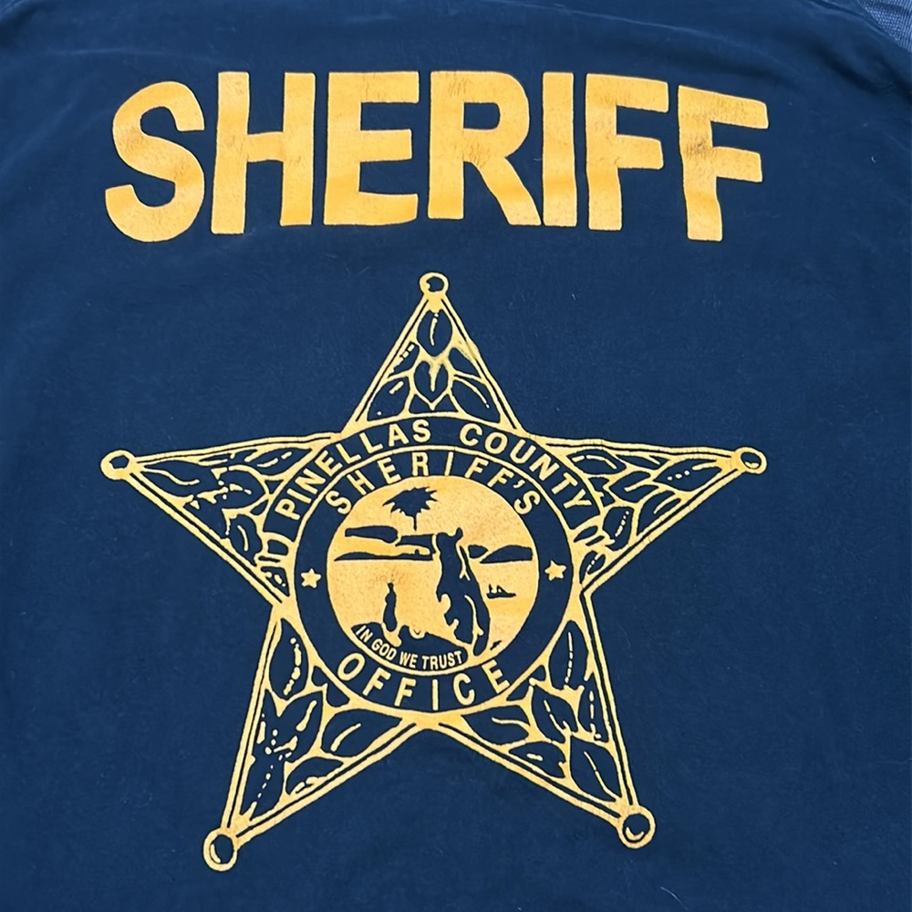 Collectible  Sheriff Black and Yellow Long Sleeve Shirt - Picture 3 of 4